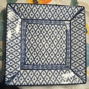 Vintage Blue and white collector plate